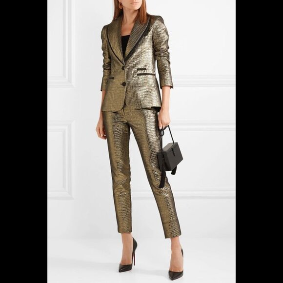 NWT Rachel Zoe Crop Gold Pants - Size 2